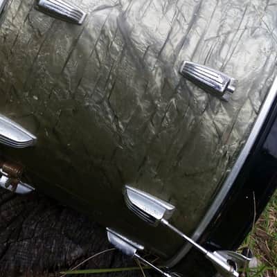1958-59 Vintage Ludwig Jazz Festival Sky Blue Pearl Drum Set image 17