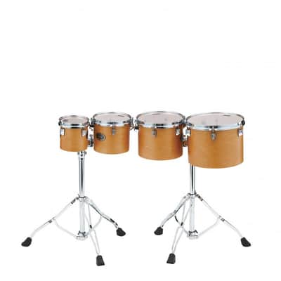 Tama CSLT4H-VAM High-Pitched Concert Tom Set 4 pcs. - Vintage Antique Maple/Chrome HW image 5