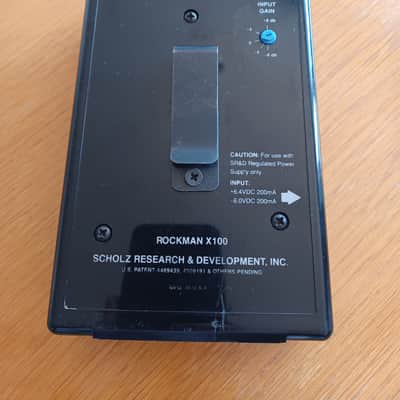 SR&D Rockman X100 Pocket Amplifier 1980s - Black image 3