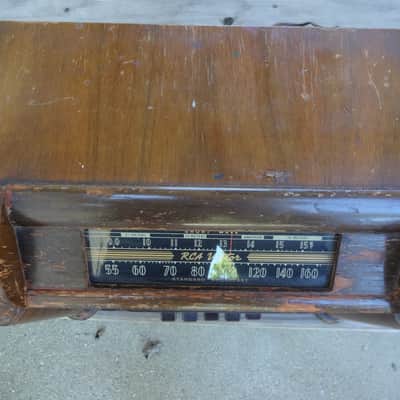 RCA Victor Tube wood cabinet radio Model 28X5 AM Shortwave image 6