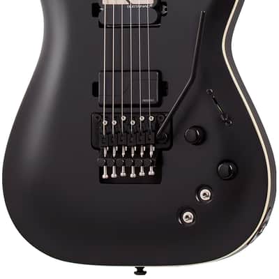 Schecter C-1 FR S SLS Evil Satin Black image 1