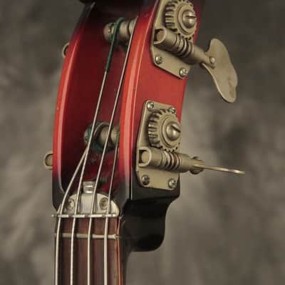 1966 AMPEG AEB-1 Scroll Bass w/original case & paperwork image 8