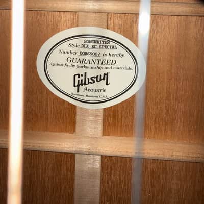 Gibson Songwriter EC Special Black 2009 image 11