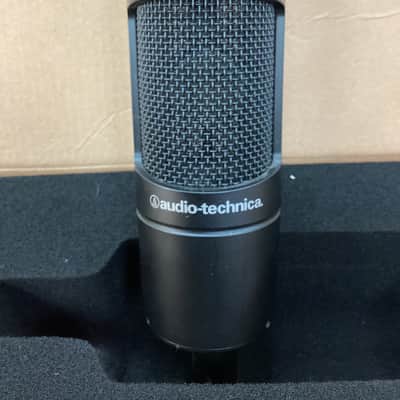 Audio-Technica AT2035 Large Diaphragm Cardioid Condenser Microphone 2010s - Black image 2