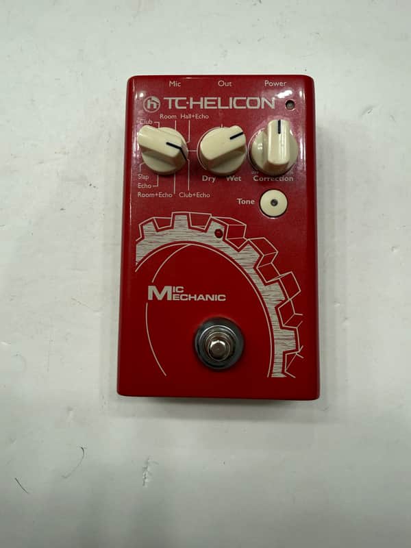 TC Helicon Mic Mechanic V1 Reverb Correction Vocal Effect Pedal + Power Supply image 1