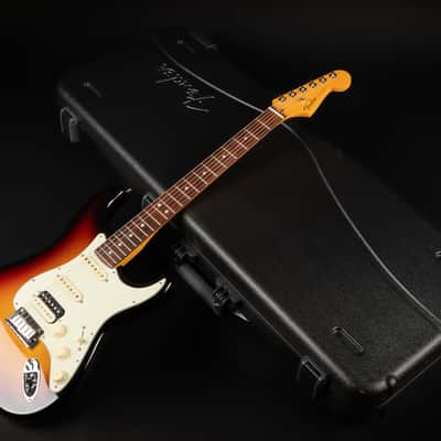 2022 Fender American Ultra Stratocaster HSS with Rosewood Fretboard - Ultraburst | USA Coil-Tap Compound Radius Locking Tuner | CoA OHSC image 25