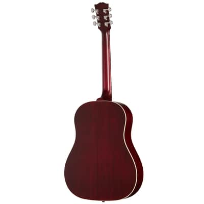 Gibson J-45 Special Acoustic Guitar, Satin Wine Red, Rosewood Fingerboard w/bag image 4