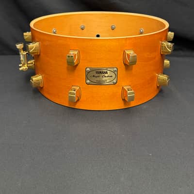 Yamaha Maple Custom MSD-0116 Snare Drum 14" x 6,5 1990's - Maple image 13