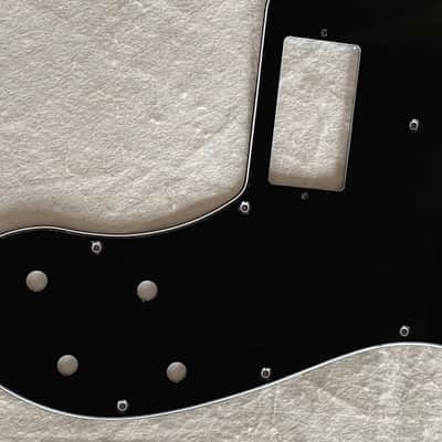 Custom Guitar Pickguard Fits US 72 Standard Deluxe Re-Issue P90/PAF Pickups,3 Ply Black image 3