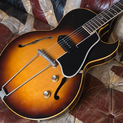 Gibson ES-225T 1956 ARTIST OWNED by JETHRO TULL Studio Thinline Jazz Rock Guitar Brazillian Rosewood, P-90 Florentine Archtop Hollowbody 225 175 image 12