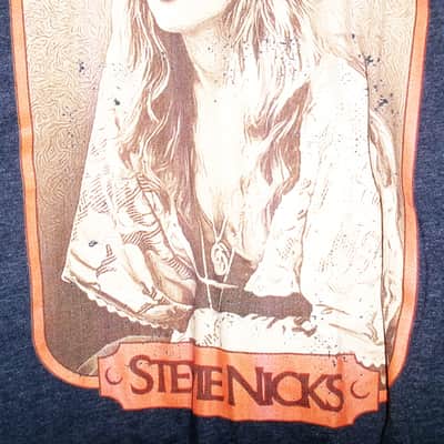 stevie nicks gypsy profile face new xl tee - fleetwood mac mirage dreams rock bella donna image 2