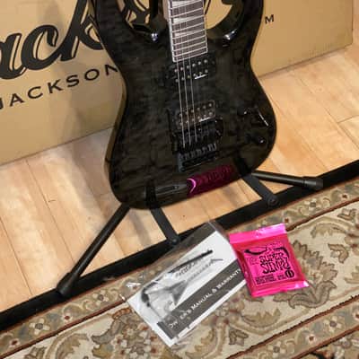 New 2020 Jackson JS Series Dinky Arch Top JS32Q Trans Black Help Support Small Business & Buy Here image 15
