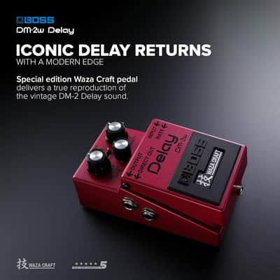 Boss DM-2W Waza Craft Delay Pedal image 2
