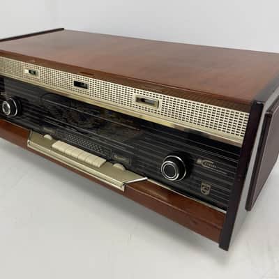 Philips - B7X94A - Tube Radio - Bi-Ampli - Serviced (Cleaned/Tubes Replaced) image 4