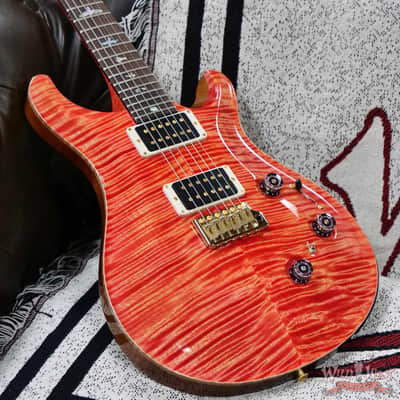 PRS Wild West Guitars 25th Anniversary Limited Run Wood Library Artist Package Custom 24 Piezo Salmon (Private Stock Color) 8.50 LBS (US Only / No International Shipping) image 8