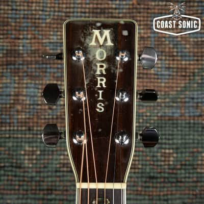 1970's Morris W-45 Dreadnought Acoustic Made in Japan image 11