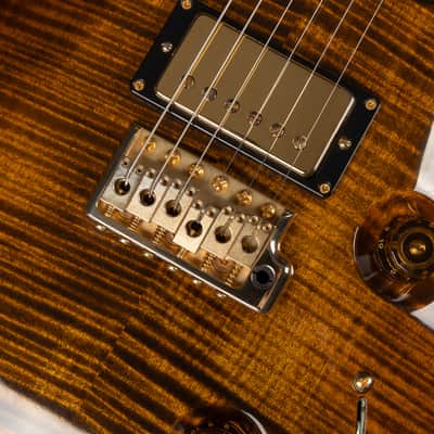 2015 PRS 30th Anniversary Wood Library Custom 24 Flame 10-Top - Black Gold | USA Core Solid Rosewood Neck Gold Hardware Kloppmann HB57 Pickups | CoA OHSC image 21
