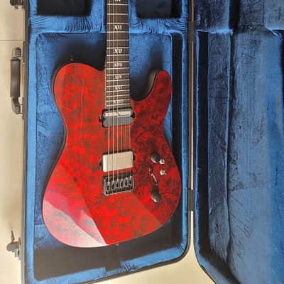 Sustainiac EMG Schecter PT Apocalypse Red Reign - Custom Shopped image 6