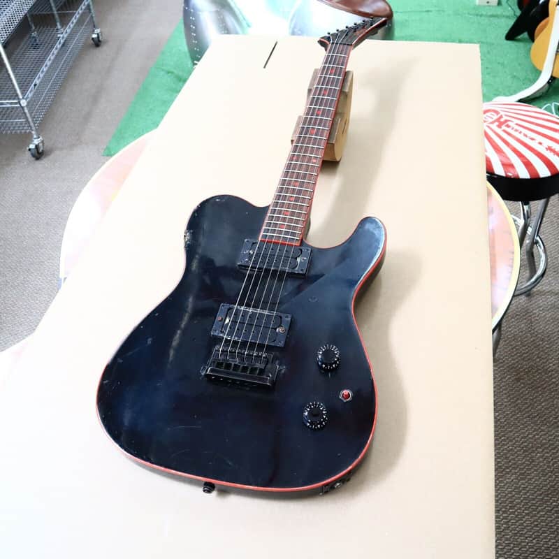 Memphis Tele 1980s Japan GB400/GB410 Red Black Widow Electric Guitar image 1