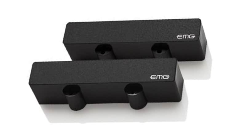 EMG J5 Active 5-String Jazz Bass Pickup Set~With Wiring Kit~Black~USA~Brand New image 1