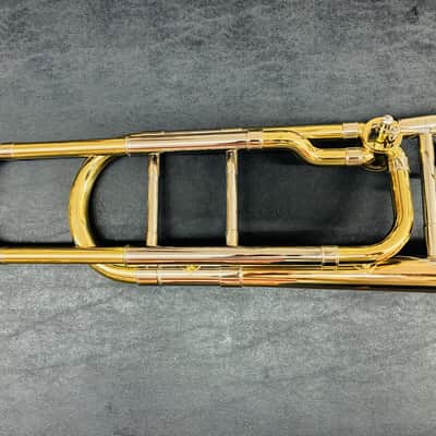 C-STOCK Bach Stradivarius 42BOG Professional Trombone Gold Bell image 8