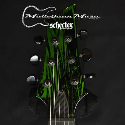 Schecter C-1 Silver Mountain - Electric Guitar - Toxic Venom Gloss Finish image 4