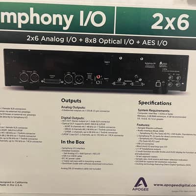 Apogee Symphony I/O 2x6 image 4