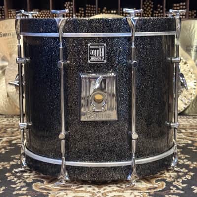 VINTAGE 1980's Sonor 17x22 Hilite Bass Drum in Black Diamond image 3