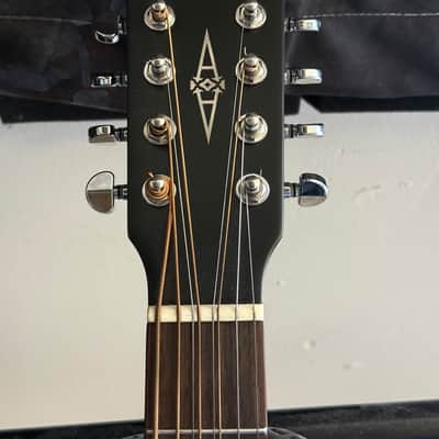 Alvarez ABT60CE8 - 8 String Baritone Acoustic Guitar - Black Gloss image 3