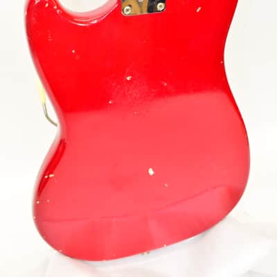 Vintage 1965 Fender Mustang Electric Guitar, Dakota Red w/ Case image 17