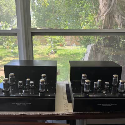 74% off retail: Doshi Jhor 90-watt tube monoblock amps compatible with EL34, 6550 and KT88 image 2