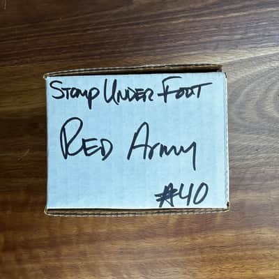 Stomp Under Foot Red Army Fuzz #40 – Signed, Handmade USA, Original Box image 4