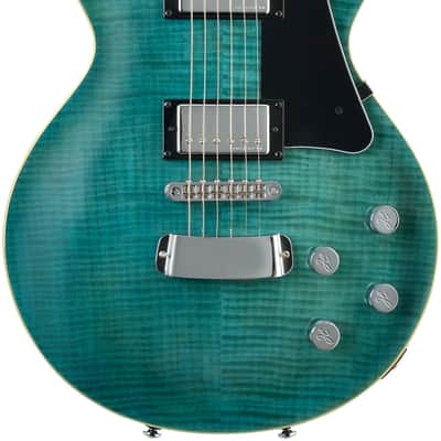 Hagstrom Super Swede SUSWEMK3-FSG Fall Sky Gloss Electric Guitar w/ case Open Box image 2