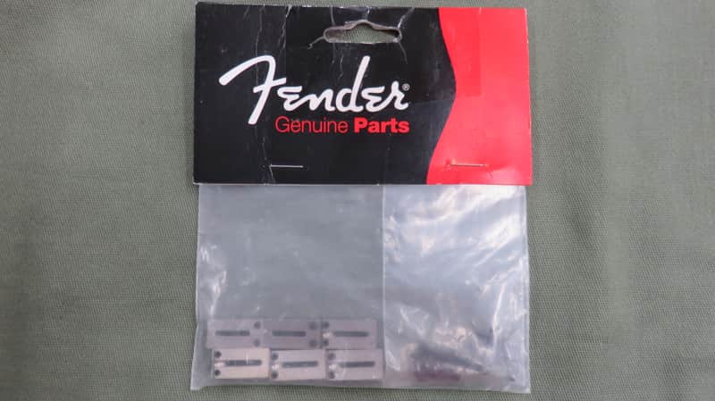 Fender Stratocaster Bridge Saddle 6 pieces image 1