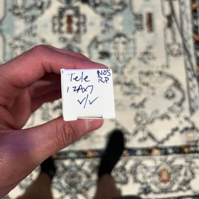 Telefunken 12AX7 Ribbed Plate Vintage Vacuum Tube - Diamond Bottom image 5
