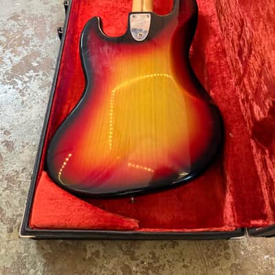 Fender Jazz Bass 1977 - Sunburst original vintage USA image 11