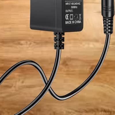9V Power Adapter for Casio Keyboard AD-5 AD-5MU AD-5MR WK-110 WK-200 LK-43 LK-100 LK-220 CTK-496 CTK-573 CTK-700 CTK-710 CTK-720 CTK-2100 MA150 and More (8.2ft Power Supply Cord)