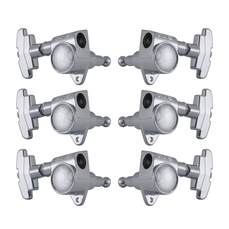 Genuine Grover 109C Super Rotomatic 3x3 tuners, Chrome image 1