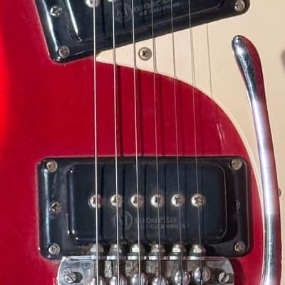 Mosrite Ventures Guitar 1965 - crazy rare & clean Candy Apple Red Metallic example ready for your collection. image 12
