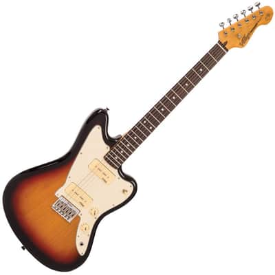 Vintage V65 ReIssued Hard Tail Electric Guitar ~ Tobacco Sunburst image 1