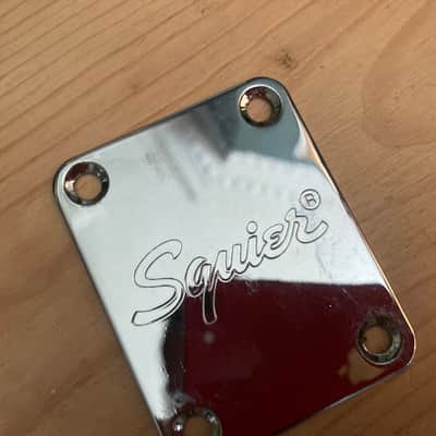 Squier Electric Guitar Neckplate (From 2021 Affinity Jaguar Bass) image 2
