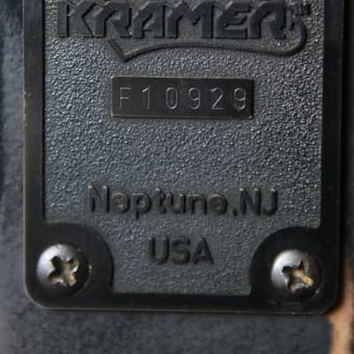 1989 Kramer ProAxe Standard Distressed Matte Black SEE DESCRIPTION image 12