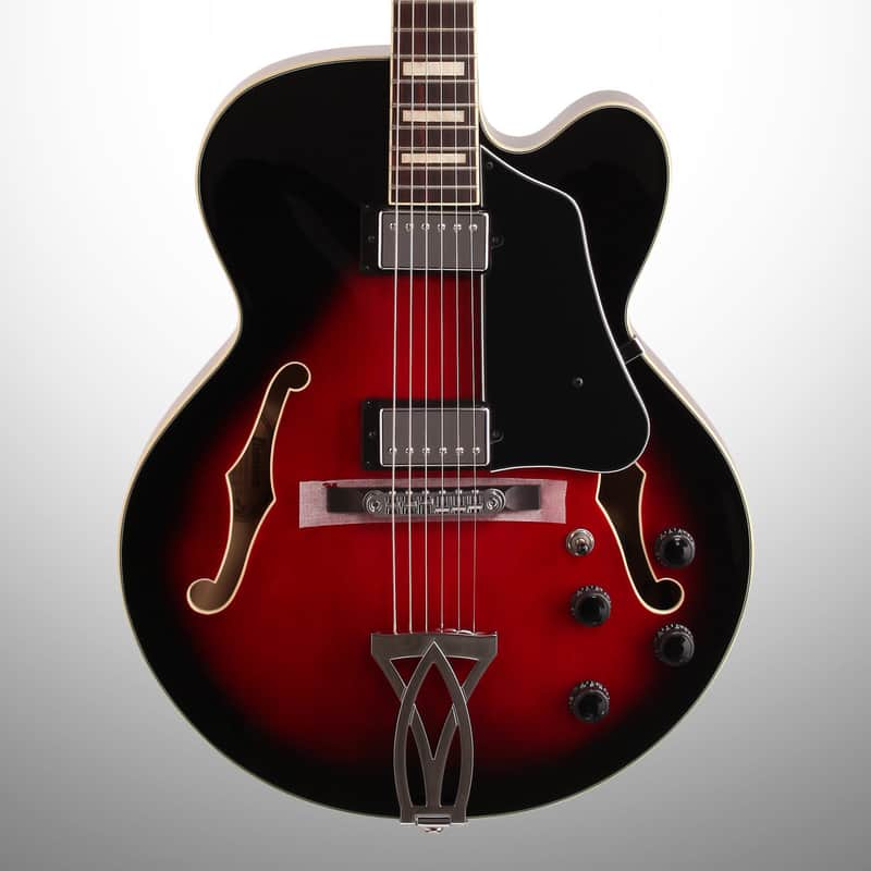 Ibanez AF75 Artcore Hollowbody Electric Guitar, Transparent Red image 1