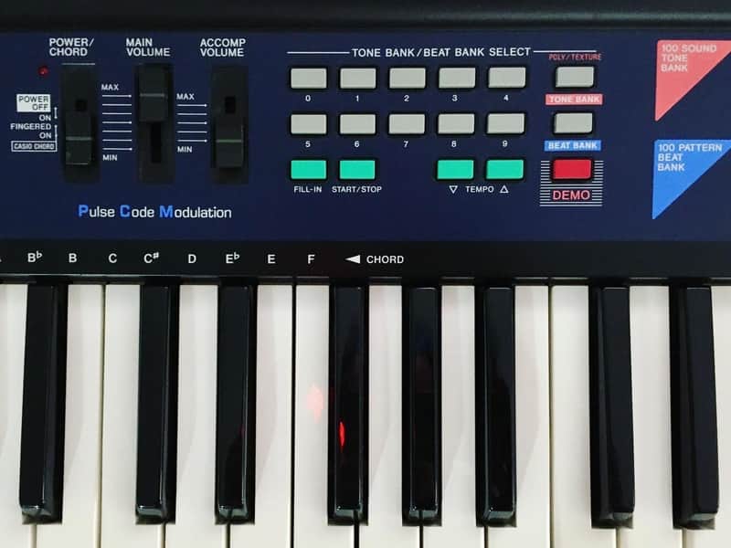 CASIO TONEBANK CA-110 トーンバンク Casio CA-110 Tone Bank 49 Keys Piano Keyboard FOR PARTS ONLY! No