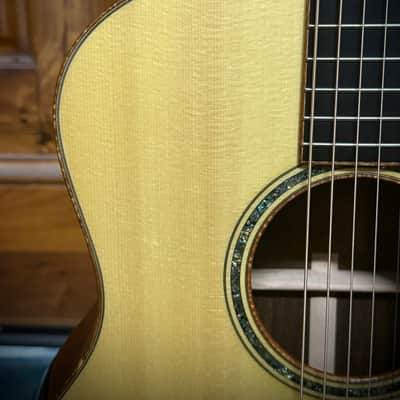 2007 R. Taylor Style 1 Swiss Alpine Spruce/ Beautiful Straight Grain Cocobolo/ Flame Koa Binding image 7