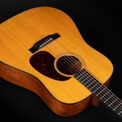 2017 Martin D-18 Reimagined - Natural | USA All Solid Dreadnought Acoustic Guitar 44.5mm Bone Nut | OHSC image 8