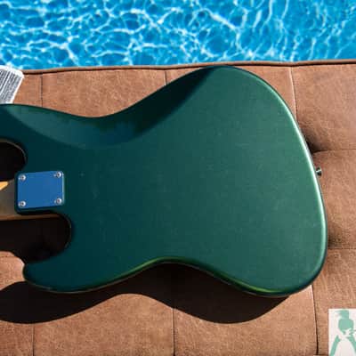 Fender 2023 Collection Made in Japan Traditional '60s Jazz Bass® - Aged Sherwood Green Metallic - Pro Set Up w Perfect Frets/Action/Intonation! image 13
