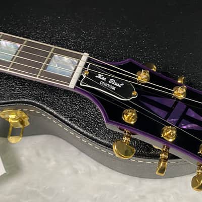 NEW! Gibson Dealer Select Custom Shop Les Paul Custom Purple Widow AAA Figured Flame Top - Authorized Dealer - 9.9 lbs - G07675 image 8