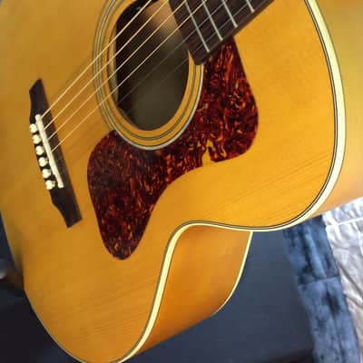 Guild Jumbo Junior E SP/MP Acoustic Electric w/Free Premium Guild Gig Bag-Pack image 3