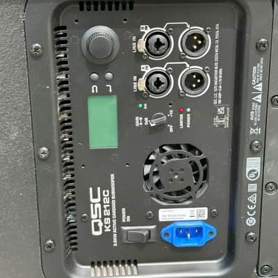 QSC KS212C CARDIOID 3600W DUAL 12 INCH POWERED SUBWOOFER W/COVER #AV6626 (ONE) THS image 21